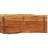 Stolna ploča 90x40x3,8 cm pravokutna bagremovo drvo živi rub | shoptok.hr