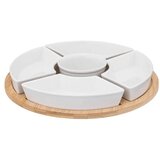Secret de Gourmet SG SET ZA SERVIRANJE 6 DIJELOVA, 27X1CM, PORCULAN/BAMBUS | shoptok.hr