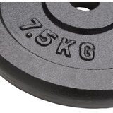  Ploče za utege 4 kom 4 x 7,5 kg od lijevanog željeza | shoptok.hr