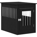 Namještaj za pseću kabinu crni hrast 55x80x68 cm inženjerski drvo | shoptok.hr