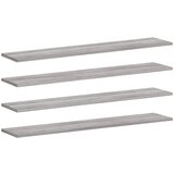 Maison Chic 4 kosi Stenske Police - Viseče police siva sonoma 100x20x1,5 cm inženirski les, (21758752) | Shoptok.si
