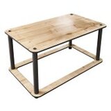 Hanah home Club stolić s otvorom, pravokutni, 70x38x42 cm, krem | Eponuda.ba