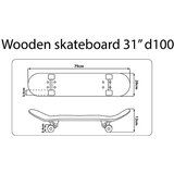  Dječji drveni skateboard Mickey Mouse Steamboat Willie | shoptok.hr