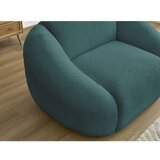 Bobochic Paris Turkizen fotelj iz tkanine bouclé Tina – | Shoptok.si
