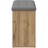  Klupa za cipele obrtnički hrast 102x32x50 cm izrađeno drvo | shoptok.hr