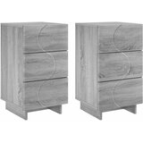  Noćni ormar 2 kom. Siva Sonoma 33 5 x 34 5 x 60 cm - Siva Sonoma 2 | shoptok.hr