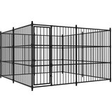 vidaXL Zunanji pasji boks 300x300x185 cm | Shoptok.si