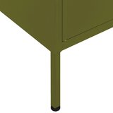 Ormarić za pohranu maslinasto zeleni 80 x 35 x 101,5 cm čelični | shoptok.hr