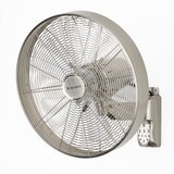  ZEVENTI - Zidni ventilator FREEZE 50W/230V prečnika 40 cm hrom + daljinski upravljač | Eponuda.com