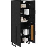  Highboard 2 kom. Crni hrast 69,5 x 34 x 180 cm | shoptok.hr