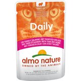  Varčno pakiranje Almo Nature Daily Menu vrečke 24 x 70 g - Tuna & losos | shoptok.hr