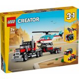 Lego creator 3in1 31146 kamion s ravnom platformom i helikopterom cene