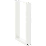  Noge za jedilno mizo v obliki ?rke U, 2 kosa, bele barve, 50 x (72-73) cm, jeklo | Shoptok.si