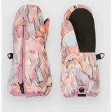 Snows Up Kids Rokavice Mitt coral chic papercut