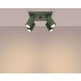  Stropna svetilka KARBON 4 olivno zelena, (21626899) | Shoptok.si