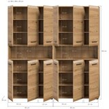MID.YOU Visoka Omara Ice, Barva Hrasta, 2 Kos | Shoptok.si