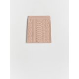 Reserved - Suknja s uzorkom pletenica - prljavoroza | shoptok.hr