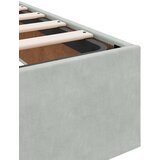  Okvir kreveta bez madraca svjetlosivi 90x200 cm baršunasti | shoptok.hr