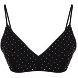 TRENDYOLMILLA Ženski top TPRSS24BS00002, Crni Cene