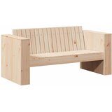  Vrtni kauč Prirodna 134 x 60 x 62 cm Čvrsto borovo drvo | shoptok.hr