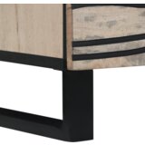 vidaXL Omare in policami za shranjevanje medijev Bela in črna | Shoptok.si