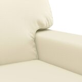  3-dijelni set sofa s jastucima krem od umjetne kože | shoptok.hr