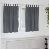  Zavjese za zamračivanje 2 kom. Svjetlosiva 140 x 140 cm Baršun | shoptok.hr