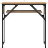  Konzolnistol Umjetnički hrast 75x30x75cm Konstruirano drvo | shoptok.hr