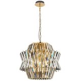  Kristalni luster CROWN na lancu 12xE14/40W/230V, zlatne boje | Eponuda.com