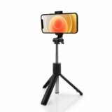 Onasi selfie tripod stojalo R1 za snemanje in slikanje selfie posnetkov - črn Cene