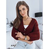 DStreet Women's sweater NUTI maroon MY1674 Cene