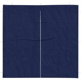  Zid šatora za zabavu 2 pcs Plava 200 x 195 cm PE i čelik | shoptok.hr
