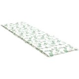  Jastuk za ležaljku s uzorkom lišća od tkanine Oxford Zelena 200 x 70 x 4 cm | shoptok.hr