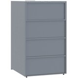  Spremište za 3 kanta za otpad sivo 207x79x117 cm čelično | shoptok.hr