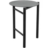 Crni metalni stolac Disc –