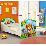 Otroška postelja ACMA z motivom 160x80 cm 02 Animals | Shoptok.si