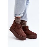 Boto FD1 Suede Platform Snow Boots Brown Corcoran | shoptok.hr