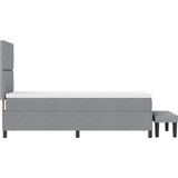  Krevet s opruga kutije Svijetlo siva 80 x 200 cm tkanina | shoptok.hr