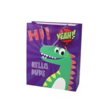  Ljubičasta papirnata vrećica za poklon od dinosaura 41,5 cm x 30 cm x 12 cm Cijene