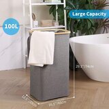 Bolzz korpa za veš Bamboo gray | Eponuda.com