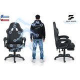 Sofotel Lokar 242600 gaming stol s naslonom za noge – črn | Shoptok.si