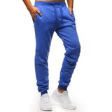DStreet Spodnie męskie dresowe niebieskie | Shoptok.si