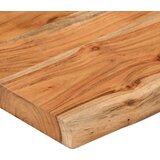 Stolna ploča 100x40x2 5 cm pravokutna bagremovo drvo živi rub | shoptok.hr