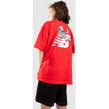 New Balance Sneaker Guy Back Graphic Kids T-shirt true red Cene