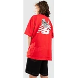 Sneaker Guy Back Graphic Kids T-shirt true red
