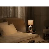 Micadoni Krem tapecirani bračni krevet s prostorom za odlaganje s podnicom 200x200 cm Ovalo – | shoptok.hr