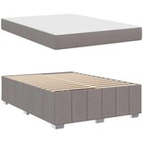  Konstrukcija postelje z vzmetnico Taupe 160 x 200 cm blago, (5000126819) | Shoptok.si