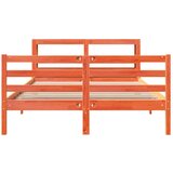  Okvir kreveta bez madraca voštano smeđi 160x200 cm od borovine | shoptok.hr