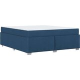  Konstrukcija postelje z vzmetnico Modra 180 x 200 cm blago, (5000126814) | Shoptok.si