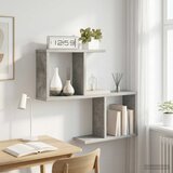  Polica na zidu Betonska siva 60 x 12 x 50,5 cm Cijene